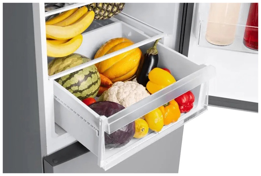 Двухкамерный холодильник Haier CEF537ASD No frost, серебристый фото 6