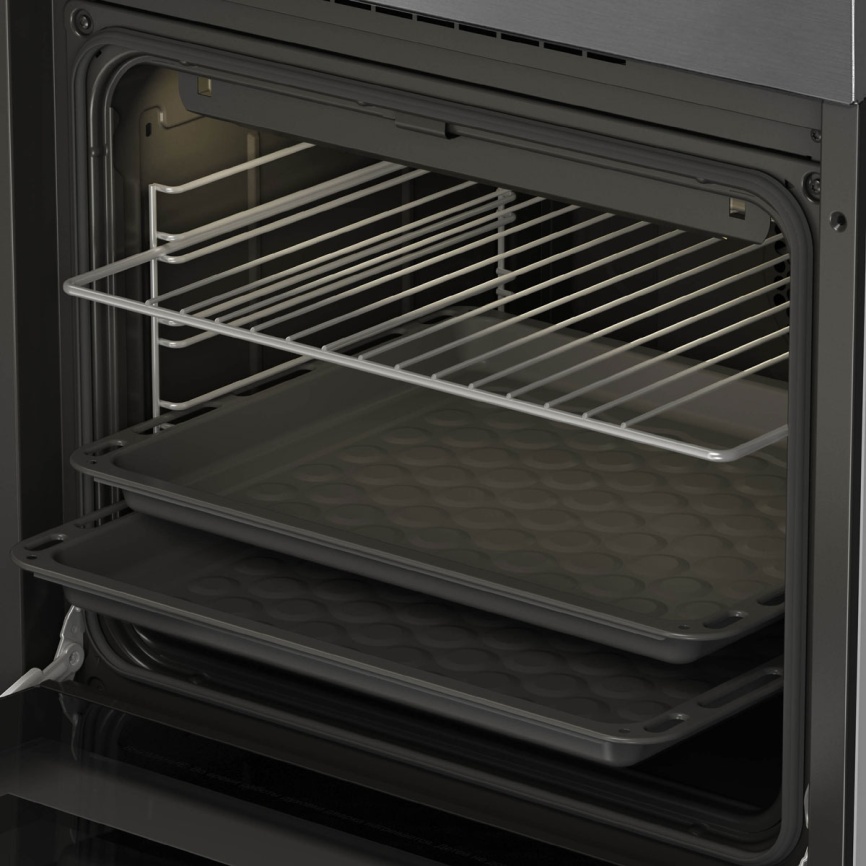 Электрический духовой шкаф Darina 0V5 BDE112 708 B1 59 см, 65 л, гриль и конвекция, черный фото 7