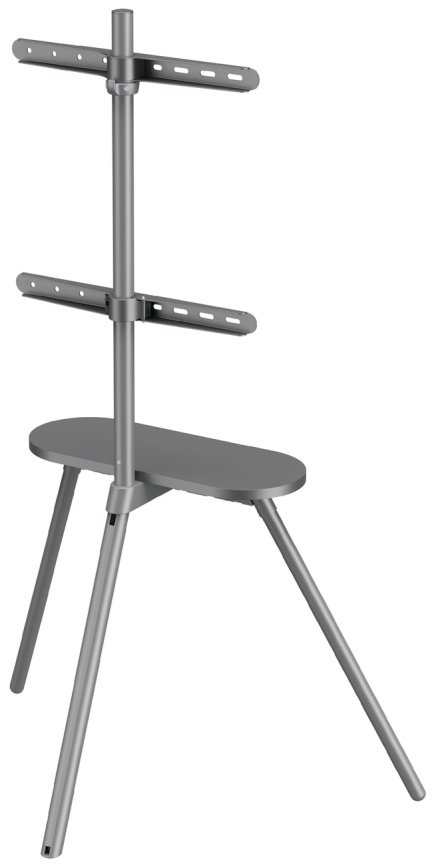 Стойка для телевизора мобильная, напольная UniTeki ST005NS с полкой, диагональ 37-65 дюйма фото 2