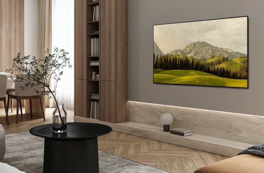 Телевизор Samsung QE65S85FAEXRU, 65 дюйма, 4K Ultra HD, смарт ТВ, Tizen, черный фото 7