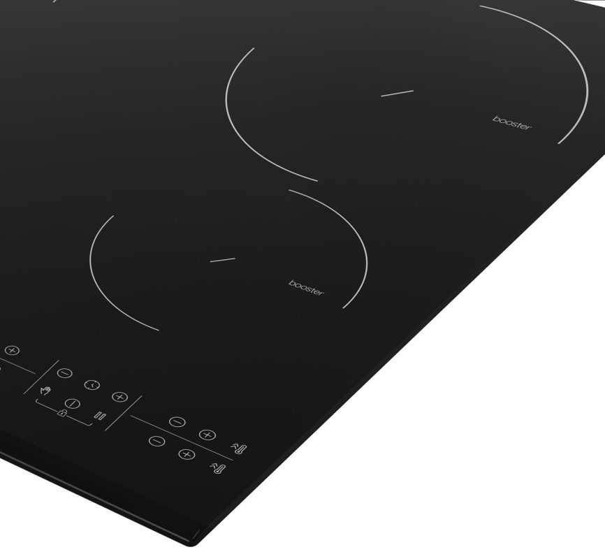 Электрическая варочная панель Hotpoint HB 2560S BF 59 см, 4 конфорки стеклокерамика, черный фото 6
