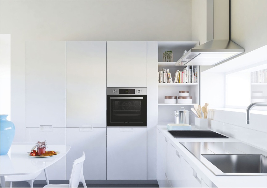 Электрический духовой шкаф Candy FCT615XLRU 59 см, 70 л гриль конвекция, серебристый фото 5