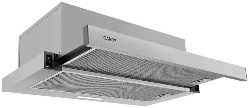 Вытяжка Candy Вытяжка кухонная Candy CVXT64NX 122 Вт 3 скорости, нержавеющая сталь фото 3
