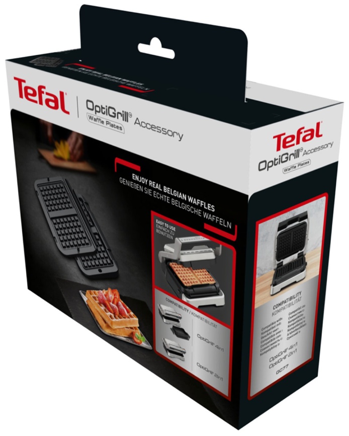 Насадка для вафель Tefal Optigrill XA730810 черный фото 8