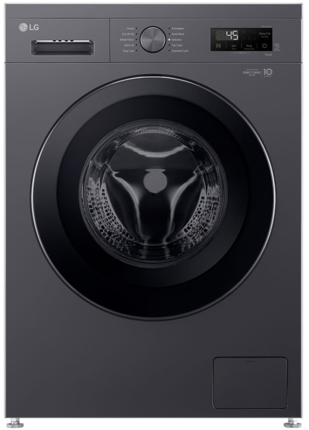 Стиральная машина LG F2Y1TYP6J 8 кг, темно-серый фото 1