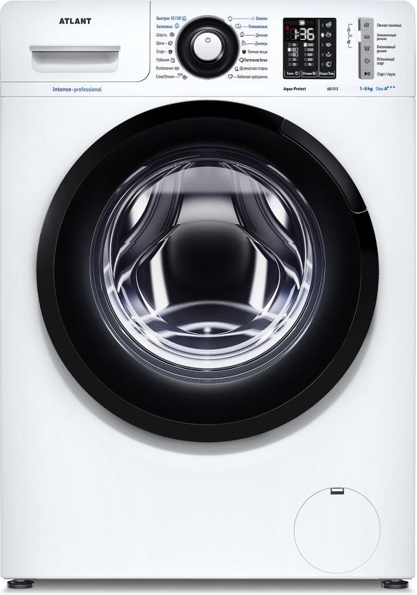 Стиральная машина Atlant СМА-60У1013-02 автомат, 6 кг, 1000 об/мин, белый фото 1