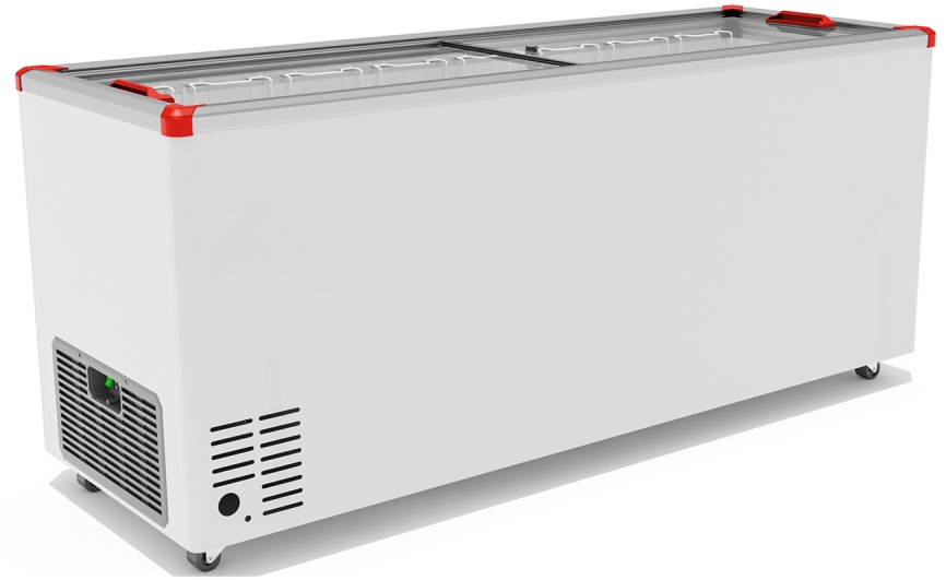 Морозильный ларь Gellar FG 700 C A 590 л, красный фото 2