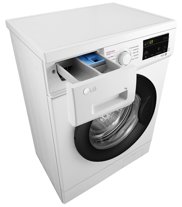 Стиральная машина LG F2J3HS8W автомат 7 кг, белый фото 7