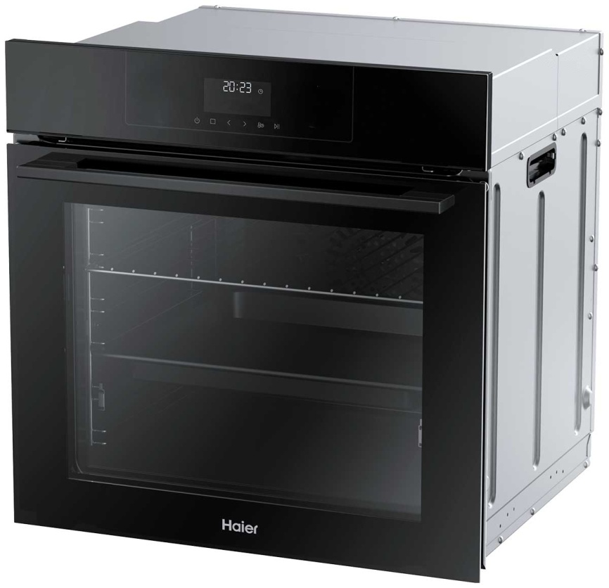 Электрический духовой шкаф Haier HOQ-F3AAN3GB 59 см, 72 л, гриль, черный фото 2