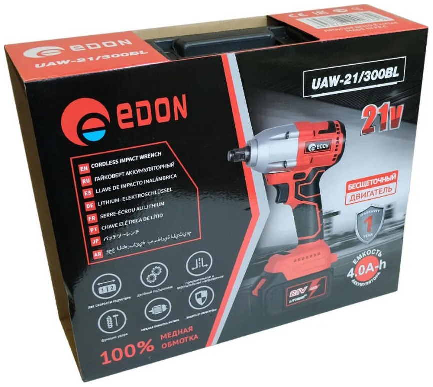 Гайковерт Edon AAW-21/300BL фото 7