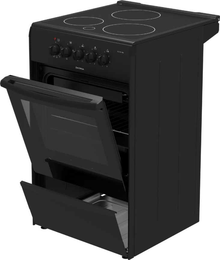 Электроплита Darina 1B EC 331 606 At 50 см, 3 конфорки, антрацит фото 5