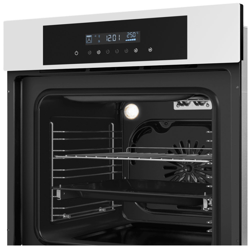 Электрический духовой шкаф Maunfeld AEOD6063W 59 см, 60 л гриль конвекция, белый фото 5