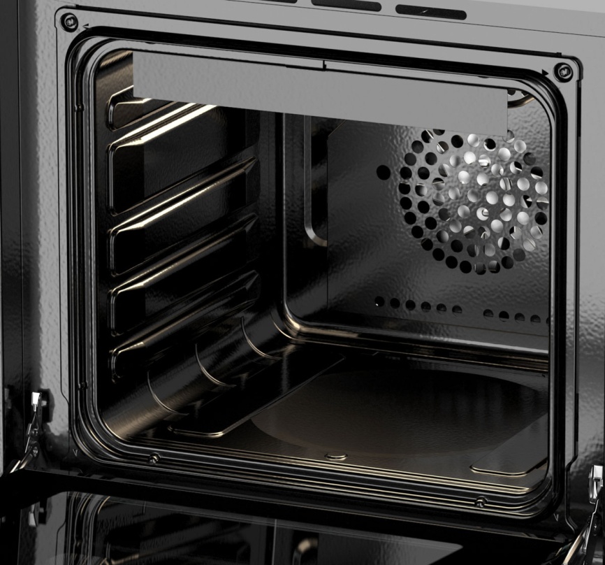 Электрический духовой шкаф Darina 1U BDE 111 707 W 59 см, 50 л гриль конвекция, белый фото 8