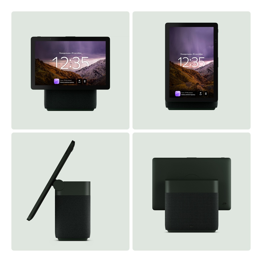 Умная колонка Яндекс Станция Дуо Макс с Алисой, зеленый, с Zigbee, 60Вт фото 3