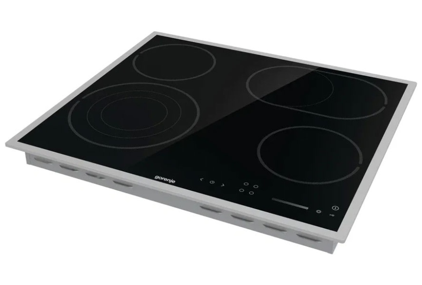 Электрическая варочная панель Gorenje ECS646BXE 59 см, 4 конфорки стеклокерамика, черный фото 5