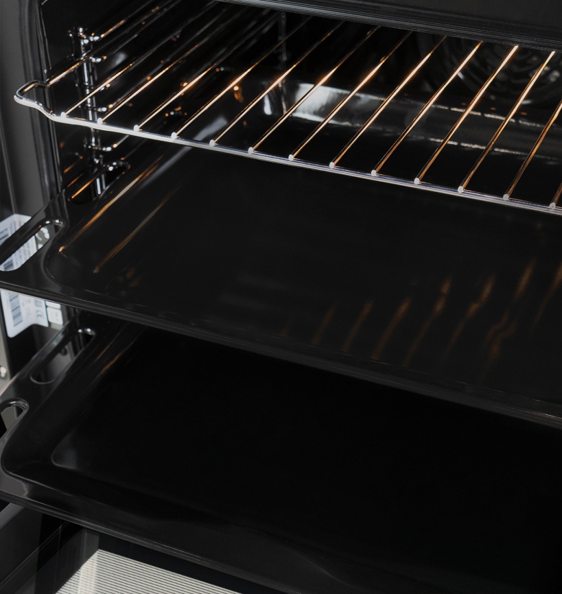 Электрический духовой шкаф LEX EDP 094 IX 59 см, 60 л, гриль и конвекция, черное стекло фото 6