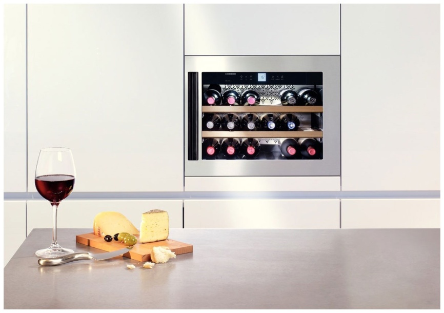 Встраиваемый винный шкаф Liebherr WKEes 553-26 001 нержавеющая сталь фото 10