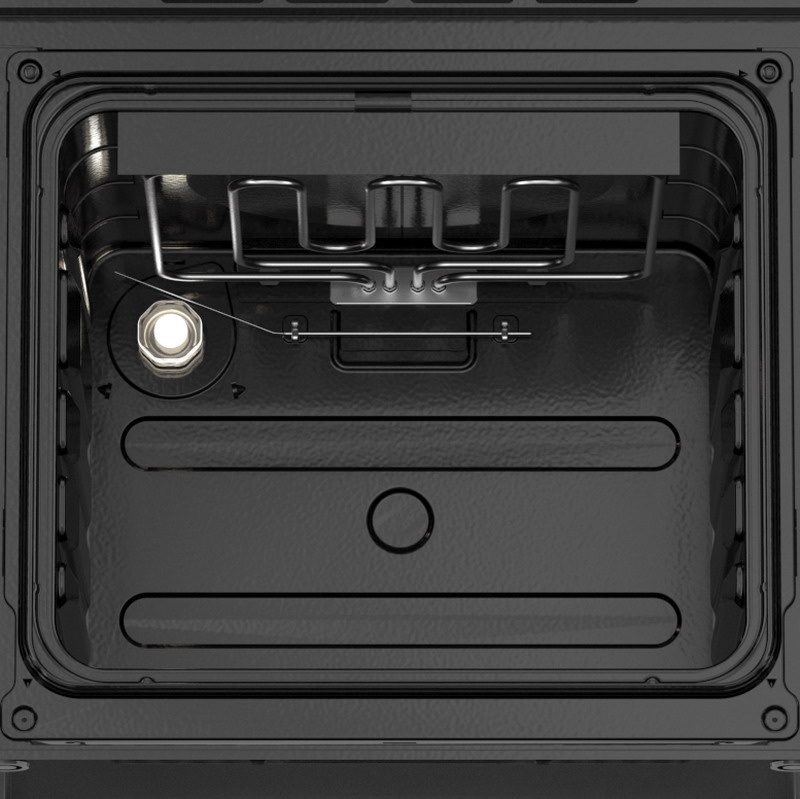 Электрический духовой шкаф Darina 1U BDE111 701 W 59 см, 50 л гриль конвекция, белый фото 5