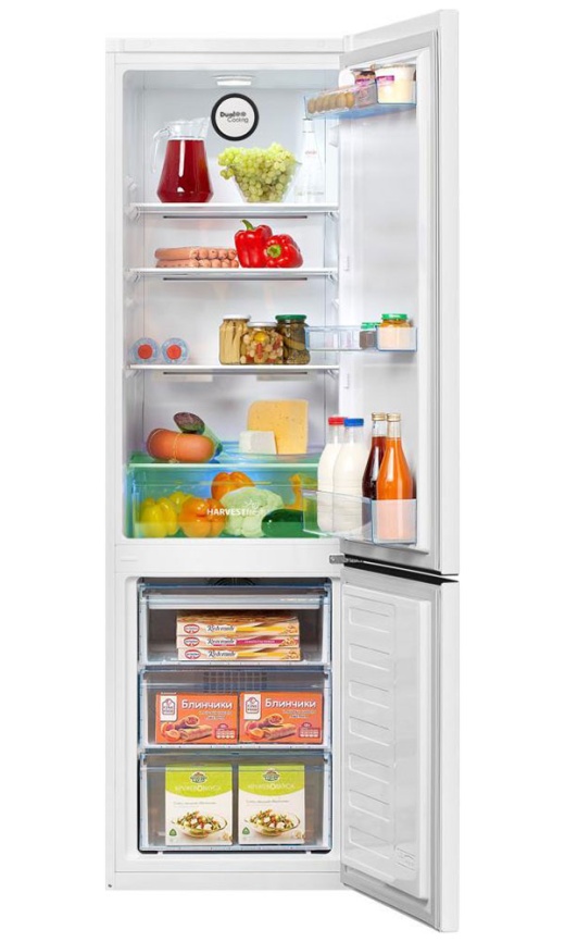 Двухкамерный холодильник Beko Двухкамерный холодильник Beko B3R0CNK312HW No frost, 310 л, белый фото 2