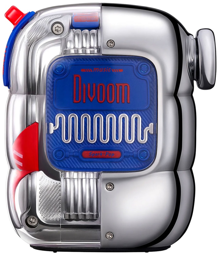 Беспроводная колонка Divoom Spark Pop, синий фото 8