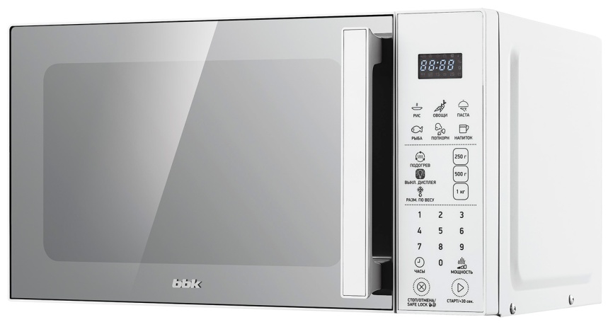 Микроволновая печь - СВЧ BBK 20MWS-805S/W, белый фото 1