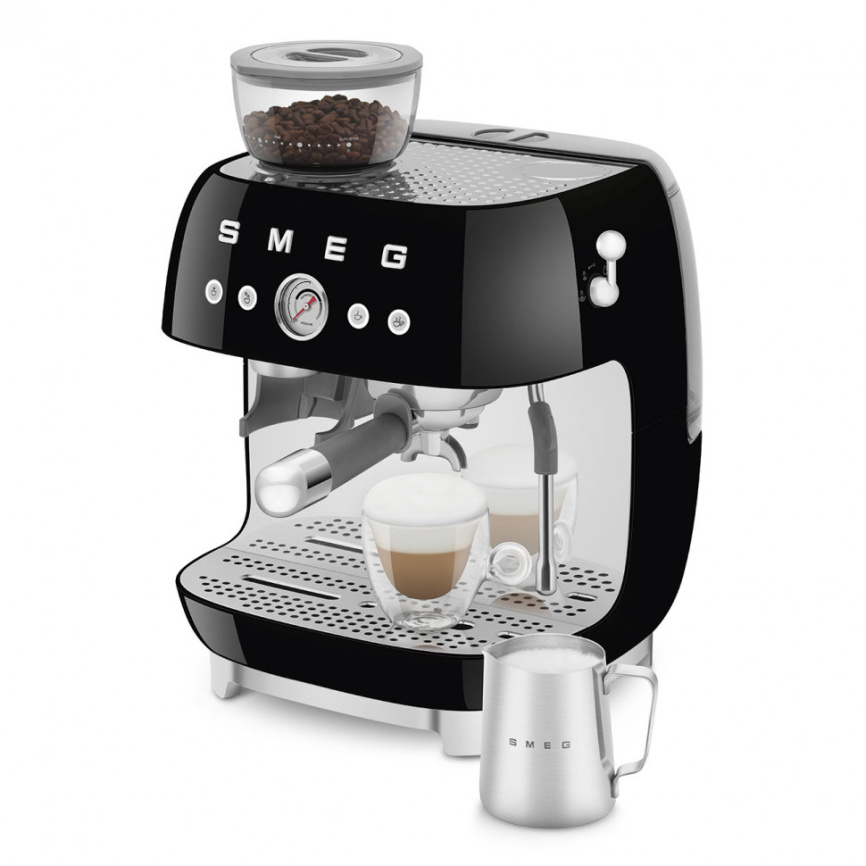 Ручная кофемашина для эспрессо Smeg Кофемашина SMEG EGF03BLEU фото 4