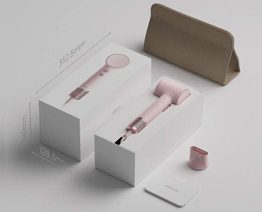 Фен Laifen MINI, розовый фото 7