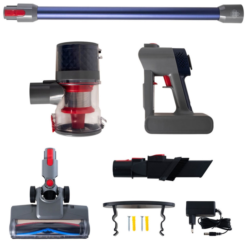 Пылесос вертикальный Endever SkyClean VC-304 (90709) синий/серый фото 8