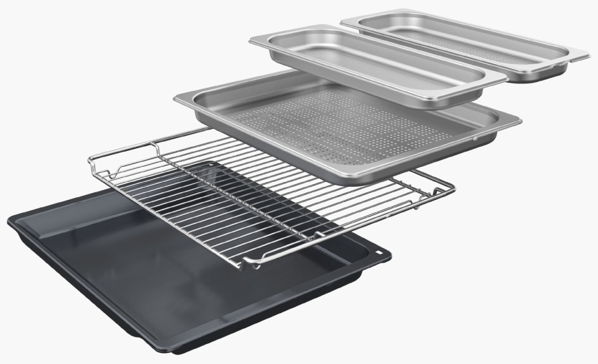 Электрический духовой шкаф Bosch CSG7364B1 59 см, 47 л, гриль и конвекция, черный фото 7