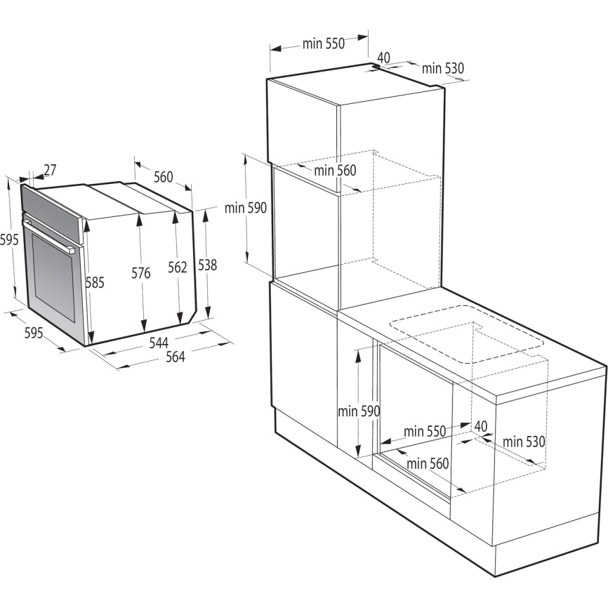 Духовой шкаф GORENJE BPSA6747DGWI фото 8