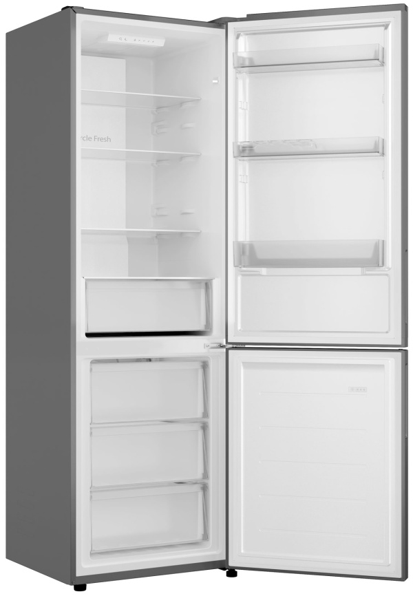Двухкамерный холодильник Candy CFN6185S No frost, серебристый фото 3