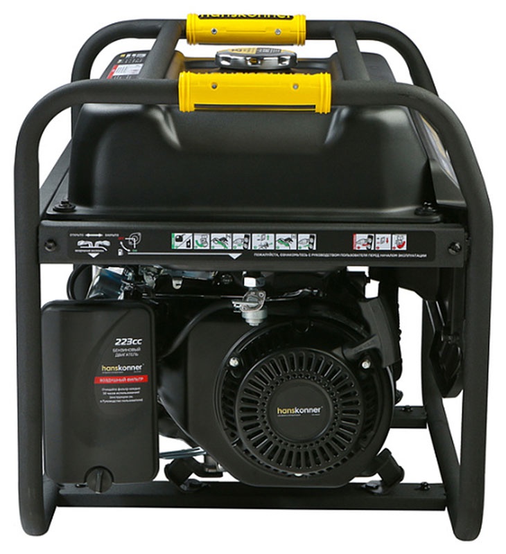 Бензогенератор Hanskonner Duplex HPG-3500, 3.5 кВт фото 7