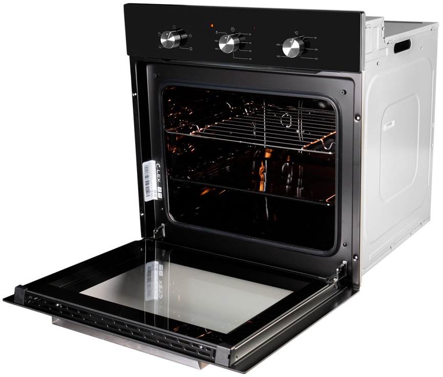 Электрический духовой шкаф LEX EDM 042 BL 59 см, 62 л, гриль, черный фото 4