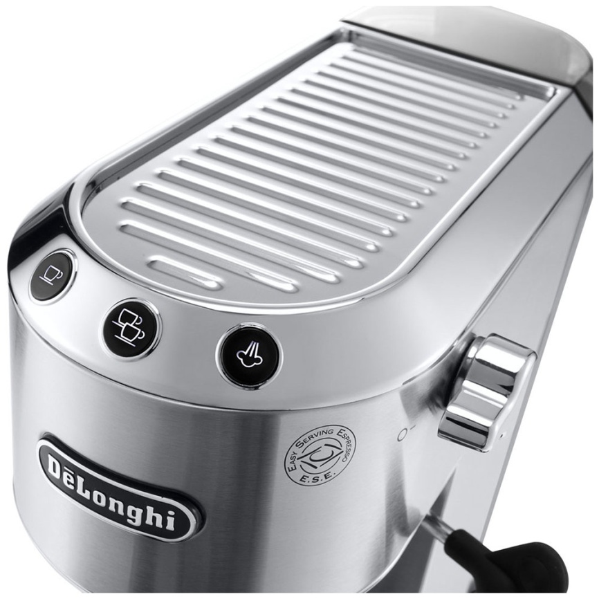 Кофеварка De’Longhi EC 685.M, 15 бар, мощность 1350 Вт, нержавеющая сталь фото 2