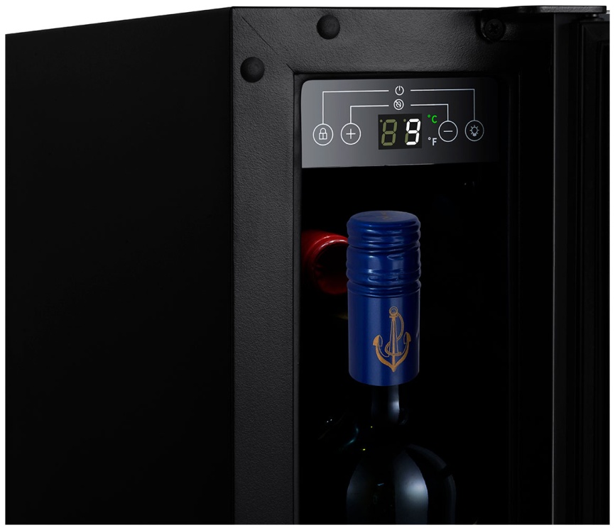 Встраиваемый винный шкаф Libhof CX-9 Black фото 7