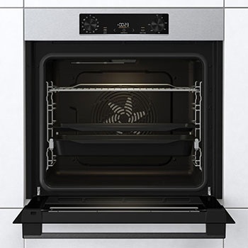Электрический духовой шкаф Gorenje BOSB6737E06X 59 см, 77 л, гриль и конвекция, черный фото 2