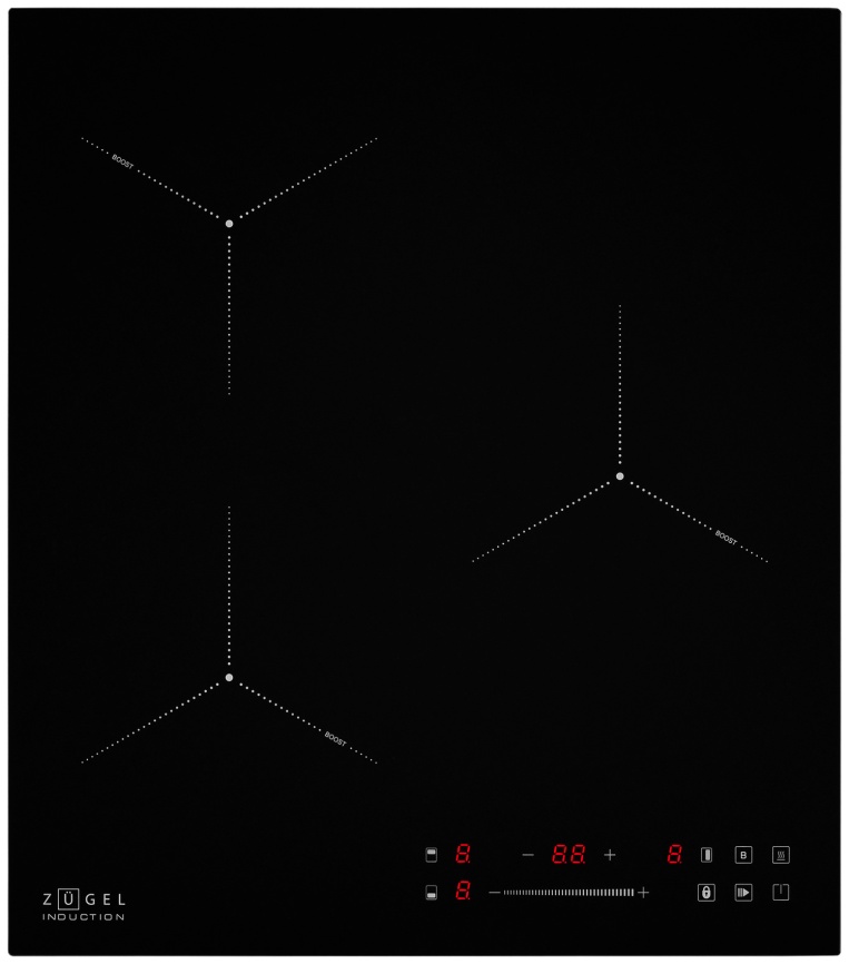 Электрическая варочная панель Zugel ZIH453B фото 1