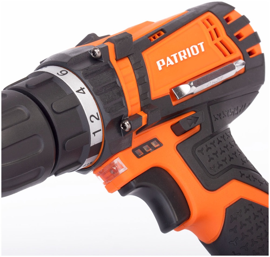 Дрель-шуруповерт Patriot BR 181UES аккум. патрон:быстрозажимной (кейс в комплекте) фото 3