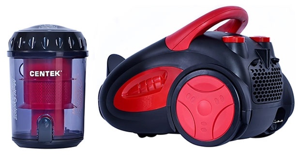 Пылесос напольный Centek CT-2520 Black/Red фото 4