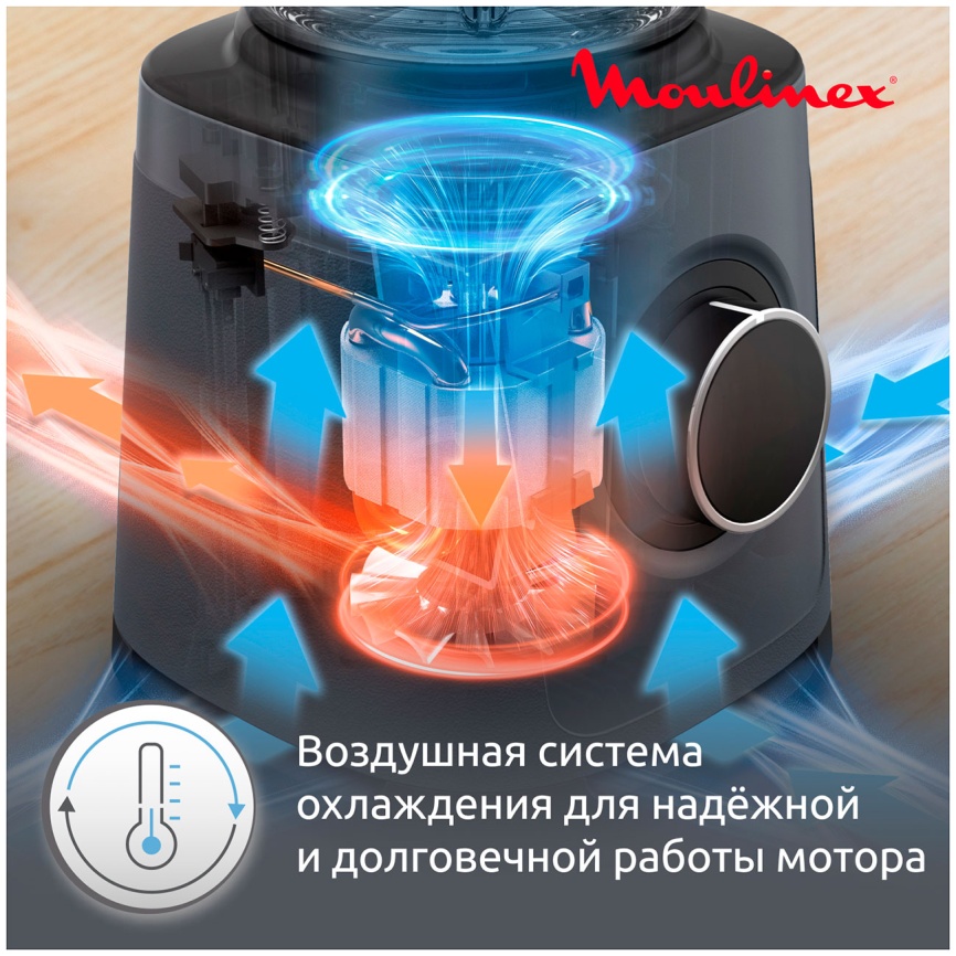 Блендер стационарный Moulinex PerfectMix Essential LM771BF0 фото 7