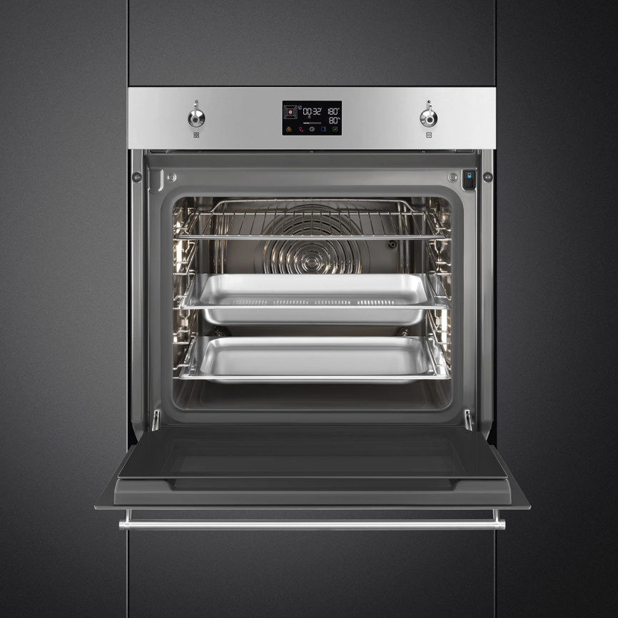 Встраиваемый духовой шкаф SMEG SO6302S3PX фото 3
