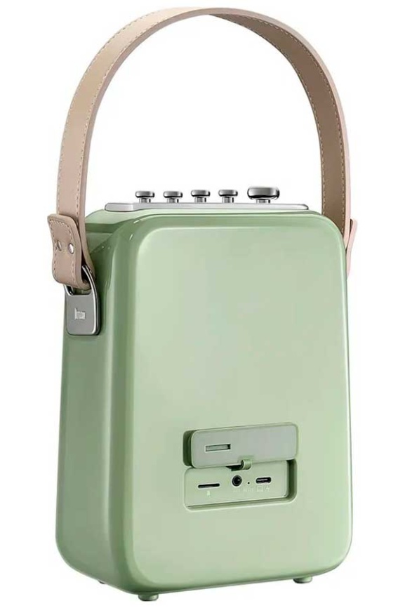 Портативная колонка с двумя микрофонами Divoom SongBird-HQ 2, зеленый фото 5