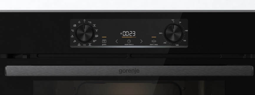Электрический духовой шкаф Gorenje BPS6737E14BG 59 см, 77 л, гриль и конвекция, черный фото 6