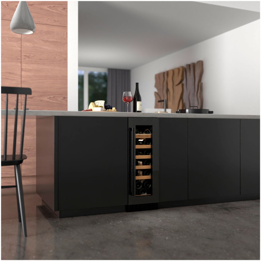 Встраиваемый винный шкаф Libhof CX-19 Black фото 9
