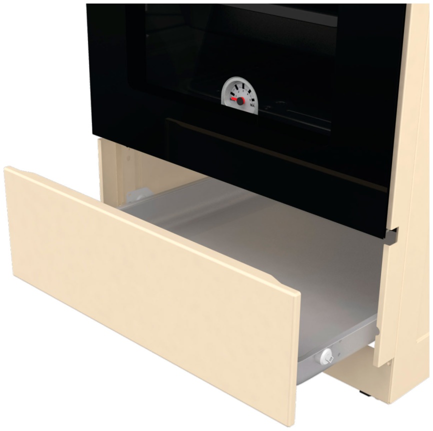 Газовая плита Gorenje GG5A21BEF 50 см, 70 л, 4 конфорки, бежевый фото 11