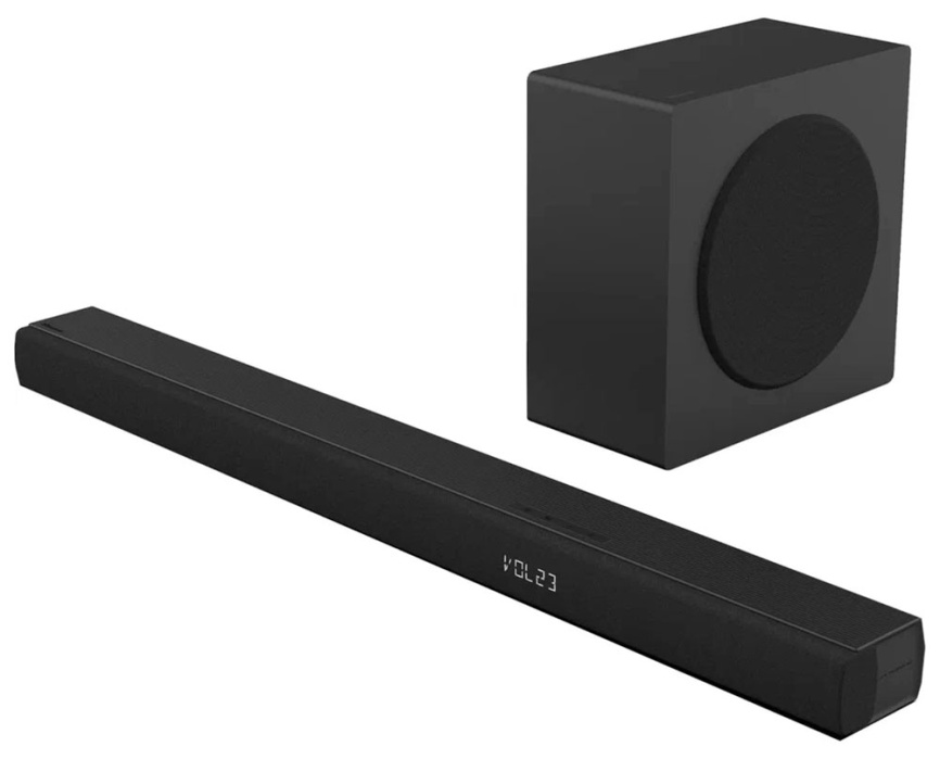 Саундбар Hisense HS3100, мощность 480 Вт, беспроводной сабвуфер, черный фото 1