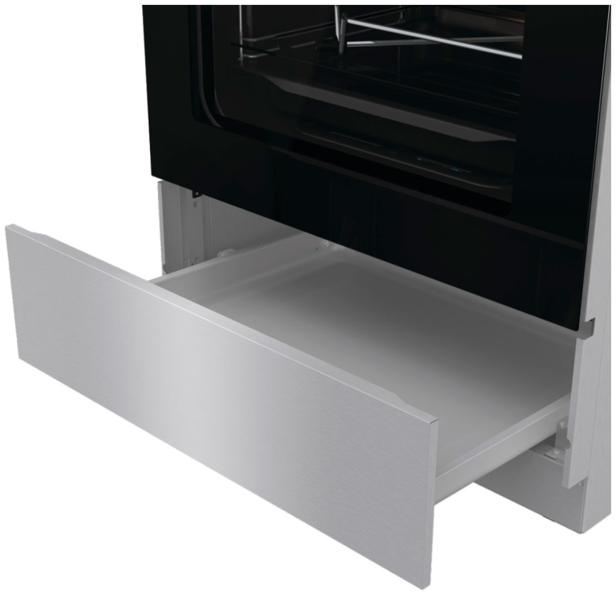 Комбинированная плита Gorenje GK5A42WF-B 50 см, 4 конфорки, белый фото 11