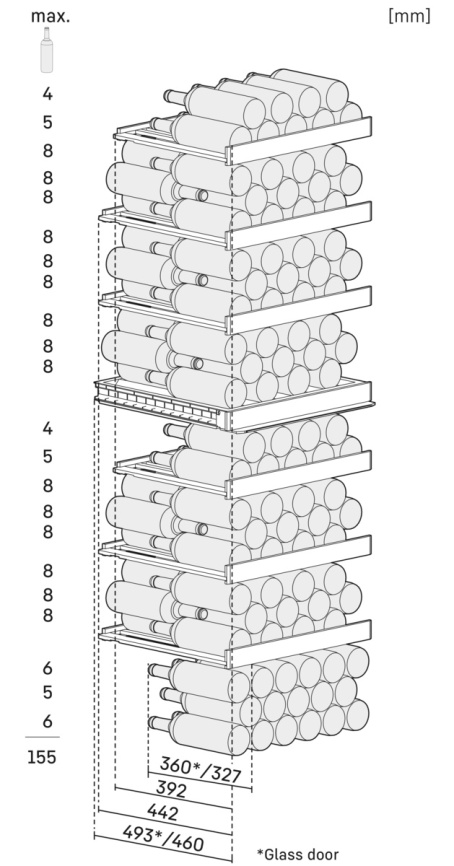 Винный шкаф Liebherr WPbsi 5252-20 001 черная нерж. сталь фото 10
