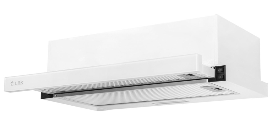 Вытяжка LEX HIDE G 600 WHITE фото 1
