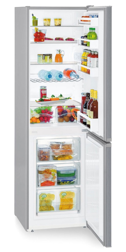 Двухкамерный холодильник Liebherr CUele 3331-26 001, серебристый фото 2